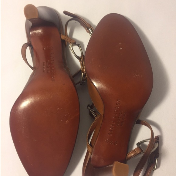 Purple Label Ralph Lauren crisscrossing strap heel - Picture 2 of 4